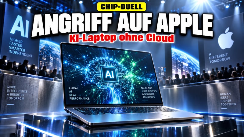KI ohne Cloud: Microsoft und Nvidia greifen mit Superlaptop Apple an!