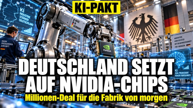 KI-Pakt mit Nvidia: Kann Merz die deutsche Fabrik noch retten?