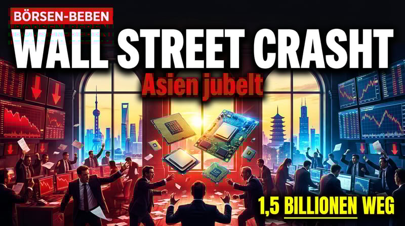 KI-Panik an der Wall Street: US-Tech-Aktien im Sturzflug – und Asien reibt sich die Hände