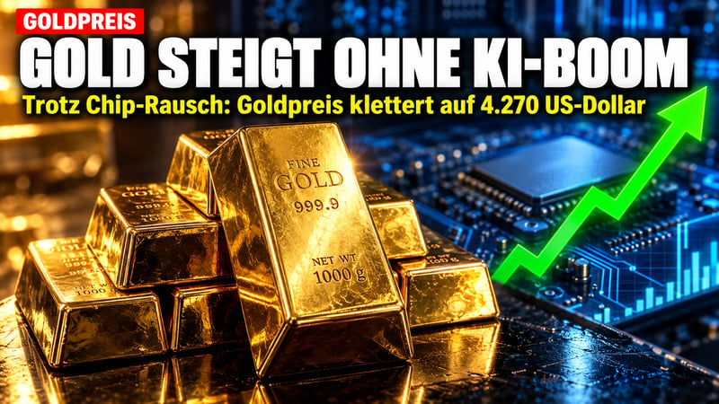 KI-Rausch ohne Gold-Effekt: Warum der Goldpreis trotzdem steigt