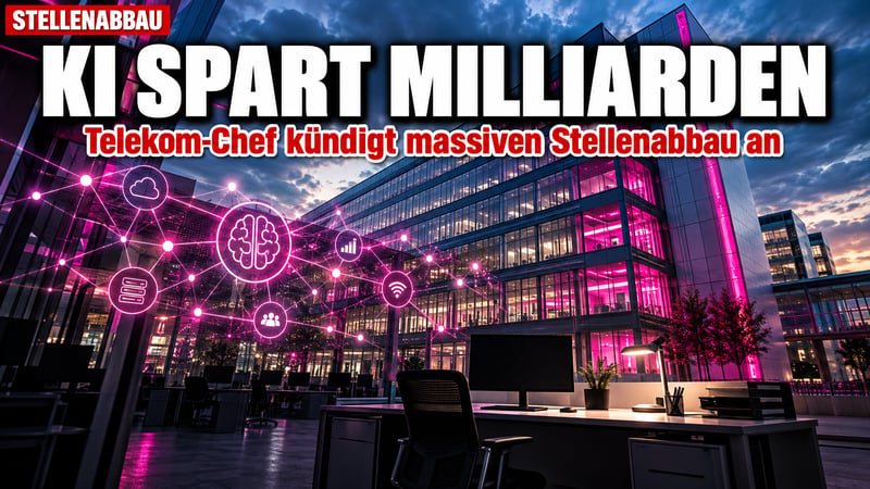 KI-Sparhammer bei der Telekom: Wer muss für die Milliarden gehen?