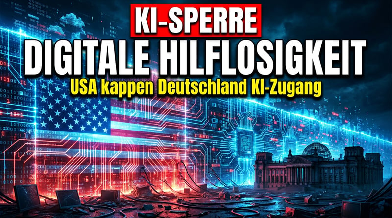 KI-Sperre aus Washington: Wie Amerika Deutschlands digitale Hilflosigkeit entlarvt