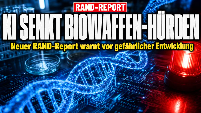 KI und Biowaffen: Neuer RAND-Report schürt die große Angst