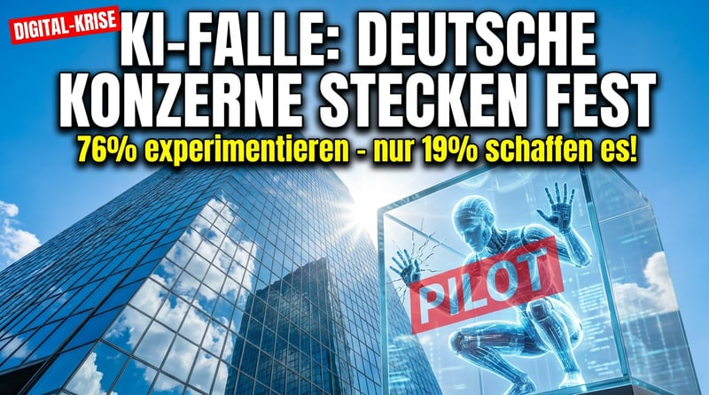 KI-Versprechen verpufft: Deutschlands Konzerne stecken in der Pilotprojekt-Falle
