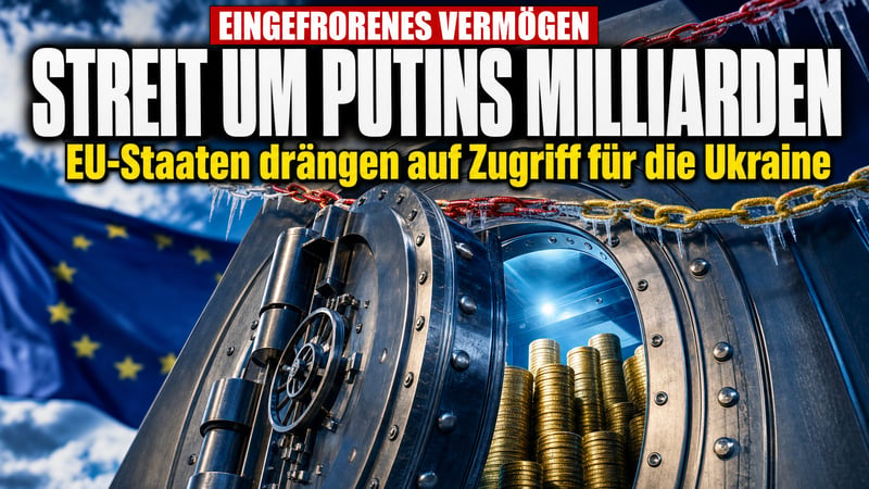 Kiew braucht Milliarden: EU schielt wieder auf Putins Geld