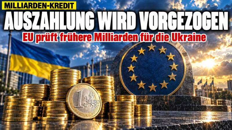 Kiews Kasse leer: Brüssel will 45 Milliarden früher auszahlen!
