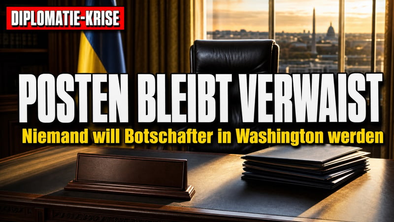 Kiews teuerster Leerstand: Niemand will Botschafter in Trumps Washington sein