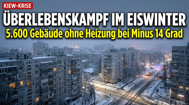 Kiews Überlebenskampf im Eiswinter: Selenskyj stellt Bedingungen für Davos-Reise