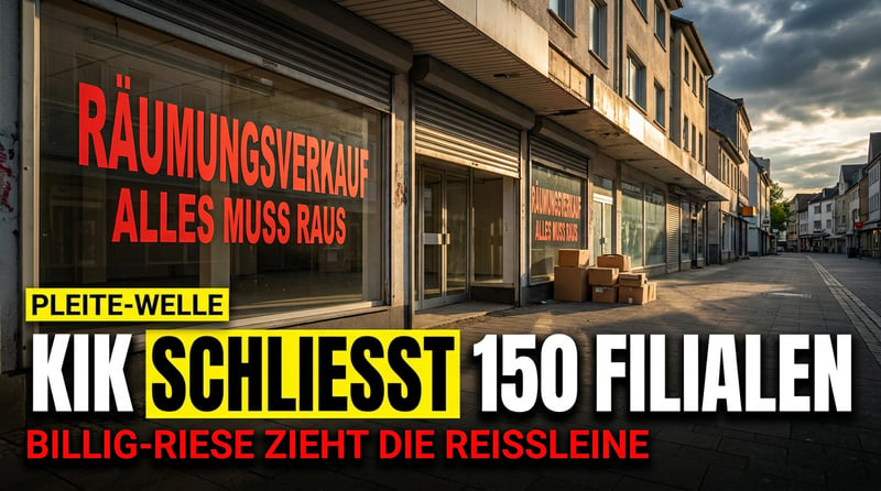Kik kappt 150 Filialen: Wenn selbst der Billig-Riese die Reißleine zieht
