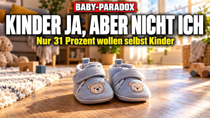 Kinder ja, aber bitte nicht bei mir: Deutschlands Baby-Paradox!