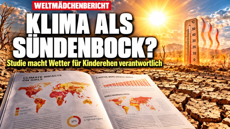 Kinderehe wegen Klimawandel? Plan-Bericht sorgt für Kopfschütteln