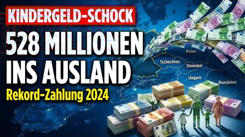 Kindergeld-Rekord: Über eine halbe Milliarde Euro fließt ins Ausland