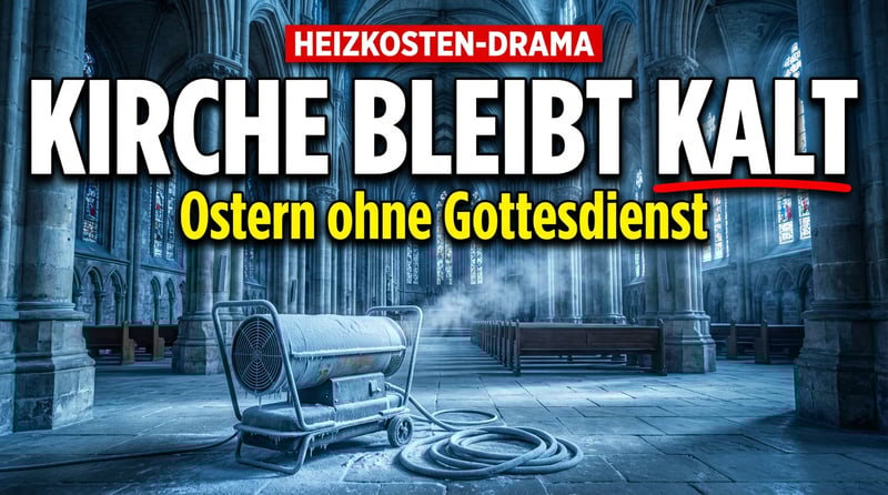 Kirche kapituliert vor Heizkostenwahnsinn: Ostergottesdienste in Chemnitz abgesagt