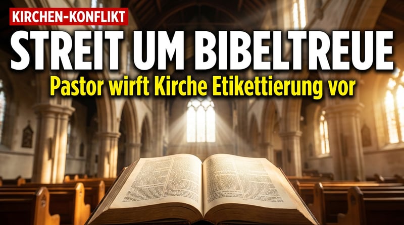 Kirchen-Streit: Wenn Bibeltreue plötzlich als Gefahr gelten