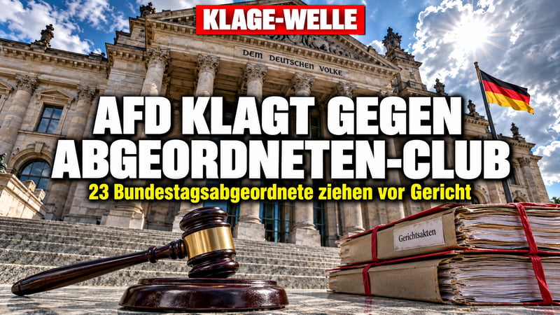 Klage-Welle gegen Laschets Abgeordneten-Club: AfD zieht vor Gericht!