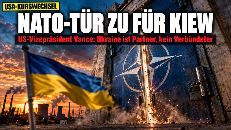 Klartext aus Washington: Vance schlägt Kiew die Nato-Tür zu!