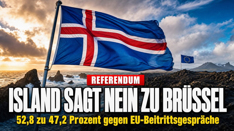 Klatsche für Brüssel: Island sagt Nein zu EU-Beitrittsgesprächen!