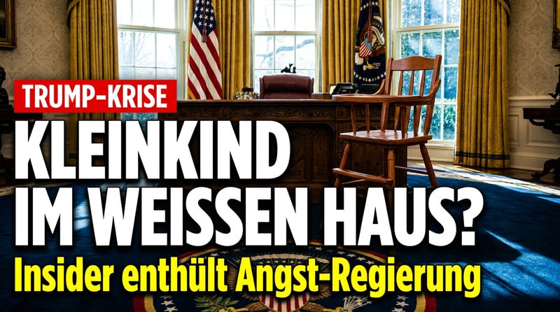 Kleinkind im Oval Office? Insider zeichnet erschütterndes Bild der Trump-Regierung