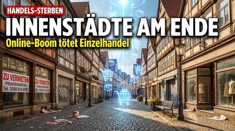 Klick statt Bummel: Wie der Onlinehandel die deutschen Innenstädte langsam aussterben lässt