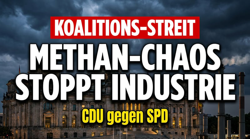 Klima-Bürokratie gegen Industrie: Wie CDU und SPD Deutschland im Methan-Streit zerreiben