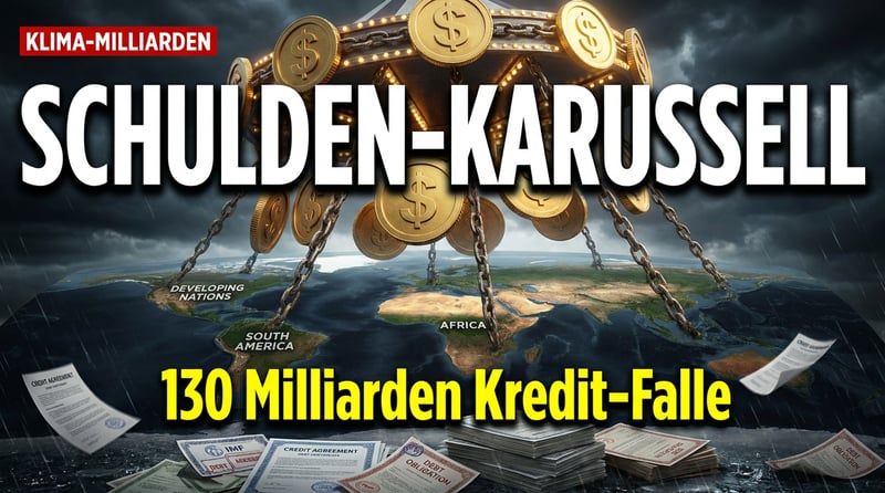 Klima-Milliarden im Schuldenkarussell: Wie der Westen 130 Milliarden Dollar verteilt – und sich dabei selbst feiert
