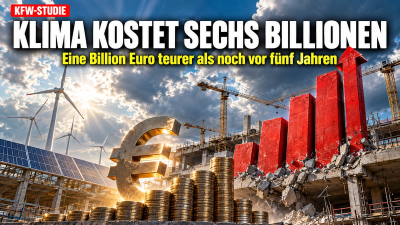 Klima-Rechnung explodiert: Plötzlich eine Billion Euro teurer!