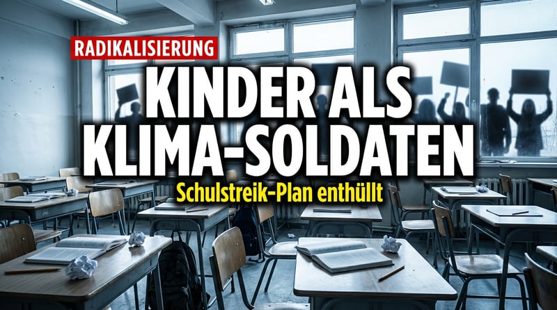 Klimaaktivisten instrumentalisieren Schulkinder für politische Massenproteste