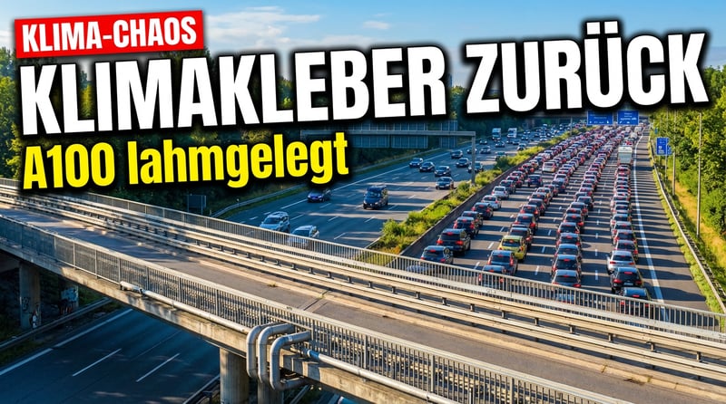 Klimakleber 2.0: Die „Neue Generation" legt Berlins Stadtautobahn lahm