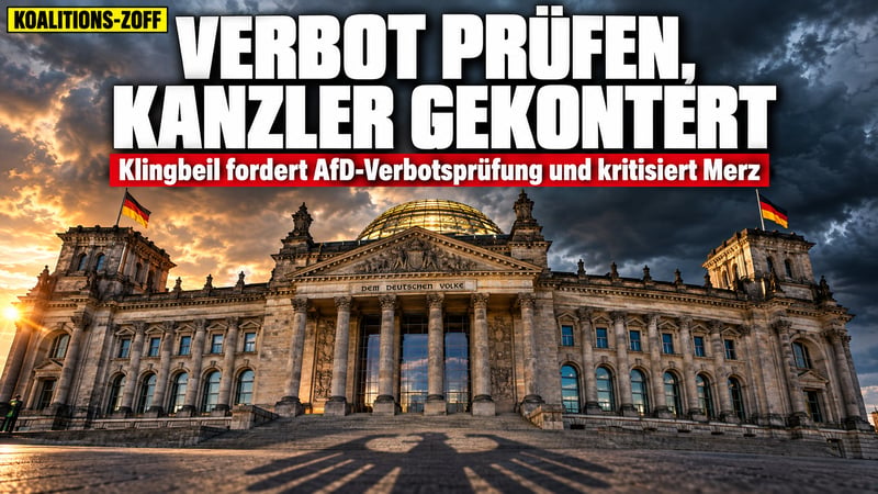 Klingbeils Doppelschlag: AfD-Verbot prüfen, Seitenhieb gegen Merz!