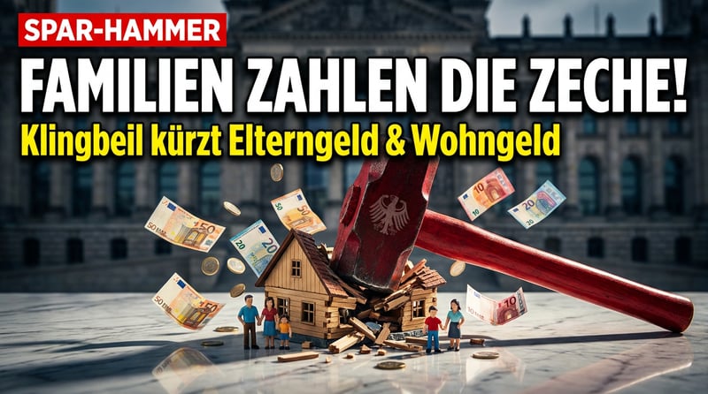 Klingbeils Sparhammer: Familien und Mieter zahlen die Zeche für Schwarz-Rot