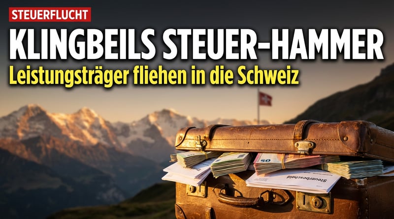 Klingbeils Steuerhammer: Deutschlands Leistungsträger packen die Koffer – Richtung Schweiz