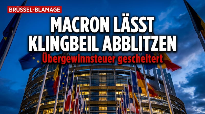 Klingbeils Übergewinnsteuer-Traum platzt: Selbst Macron lässt den Vizekanzler abblitzen