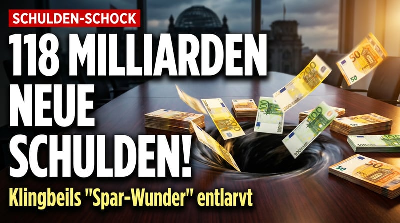 Klingbeils Zahlentrick entlarvt: Wenn "sparen" in Wahrheit "neue Schulden" bedeutet