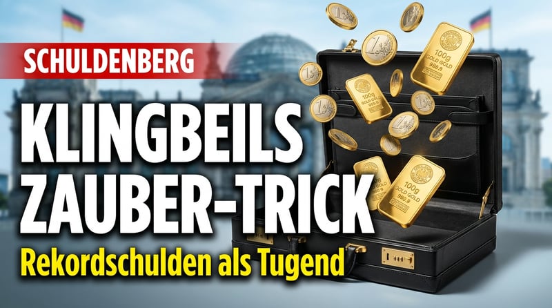 Klingbeils Zauberkasten: Wie ein Finanzminister Rekordschulden zur Tugend erklärt