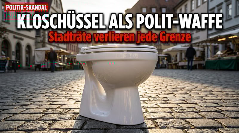 Kloschüssel als politisches Statement: Wenn Stadträten die Argumente ausgehen