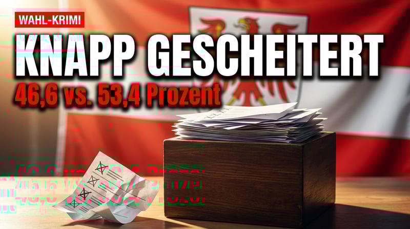 Knappes Scheitern in Brandenburg: AfD verpasst historischen Landratsposten um Haaresbreite