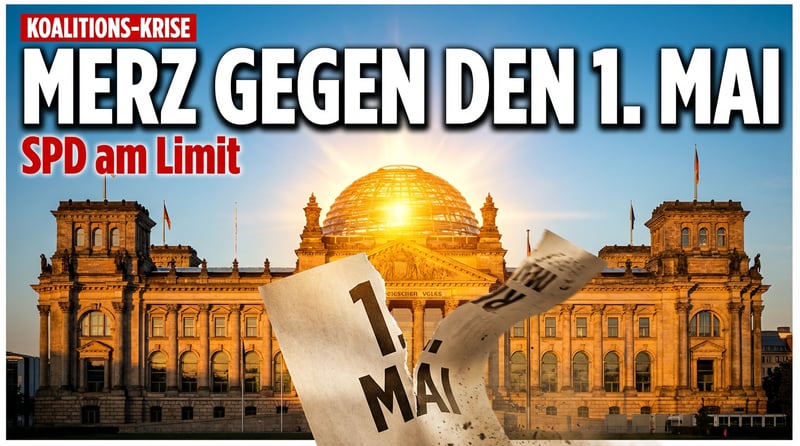 Koalitionskrise um den 1. Mai: Als Merz den heiligsten Feiertag der SPD schleifen wollte