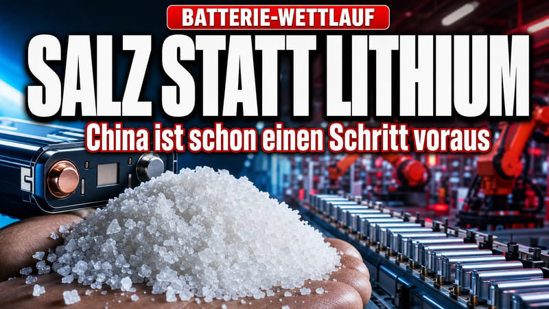 Kochsalz statt Lithium: Europas letzte Chance im Batteriekrieg?