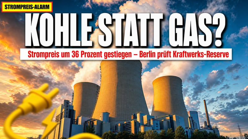 Kohle-Comeback gegen Strompreis-Schock: Berlin prüft die Reserve