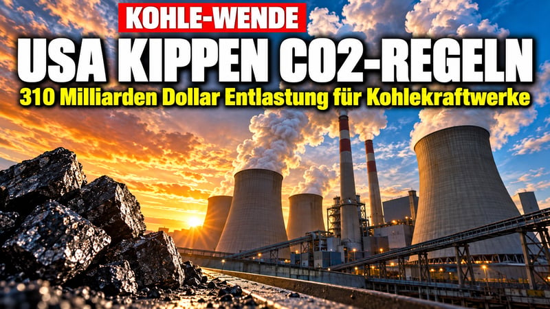 Kohle-Wende in Washington: EPA kippt CO2-Regeln – 310 Milliarden Entlastung