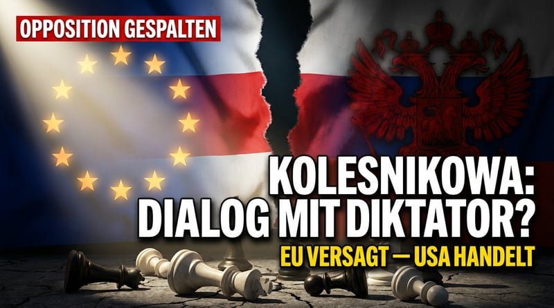 Kolesnikowa bricht mit der Opposition: Ihr Ruf nach Dialog mit Lukaschenko spaltet Europa