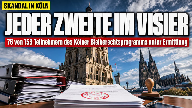 Köln: Jeder zweite Migrant im Bleiberechtsprogramm im Visier