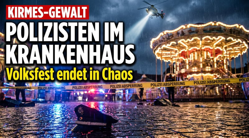 Kölner Kirmes wird zum Schlachtfeld: Zwei Polizisten nach Angriff im Krankenhaus