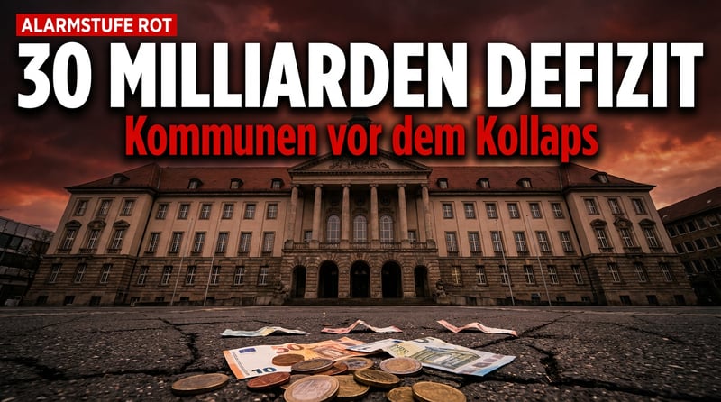 Kommunen am Abgrund: Rekorddefizit von über 30 Milliarden Euro bedroht die Grundfesten unserer Demokratie