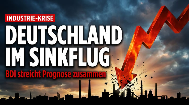 Konjunktur im Sinkflug: BDI streicht Wachstumsprognose zusammen – Deutschlands Industrie am Scheideweg