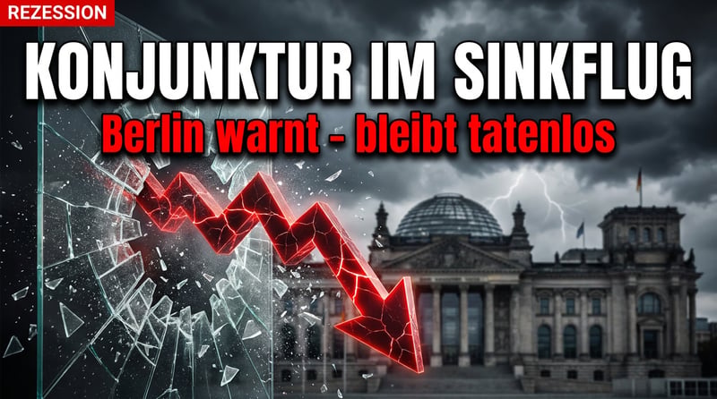 Konjunktur im Sinkflug: Berlin warnt – und bleibt erneut tatenlos