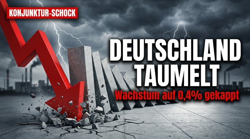 Konjunktur-Schock: IW kappt Wachstumsprognose – Deutschland taumelt von einer Krise in die nächste