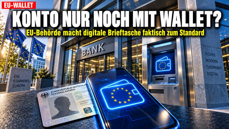 Konto nur noch mit EU-Wallet? Brüssels Freiwilligkeit hat einen Haken