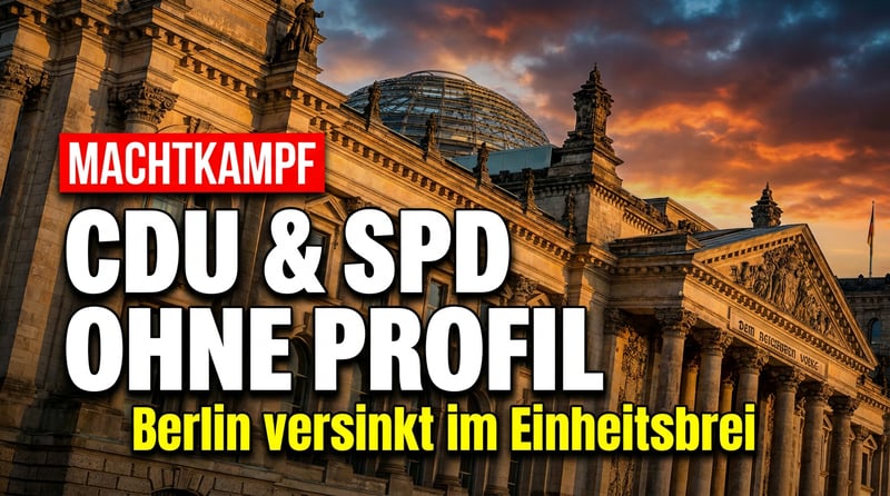 Konturlos und kraftlos: Wie CDU und SPD in Berlin die letzte politische Unterscheidbarkeit verspielen