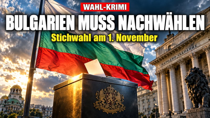 Kopf-an-Kopf in Sofia: Bulgariens Präsidentin muss in die Stichwahl!